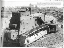 3D Printed 1/72 Scale WWII US Army Caterpillar D7 Armored Bulldozer Vehicle