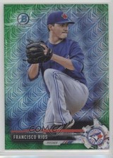 2017 Bowman Chrome Prospects Mega Box Green Refractor 92/99 Francisco Rios b0q
