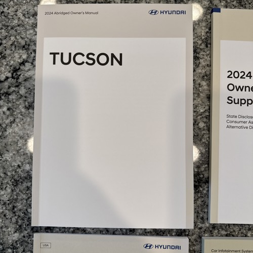 2024 Hyundai Tucson Owners Manual New OEM #Cubes - Picture 2 of 7