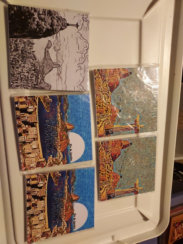 Lot Of 5 Rio De Janeiro Coasters