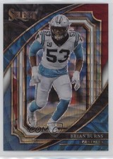 2022 Panini Select Suite Level Tri-Color Prizm 77/149 Brian Burns #359 1i0n