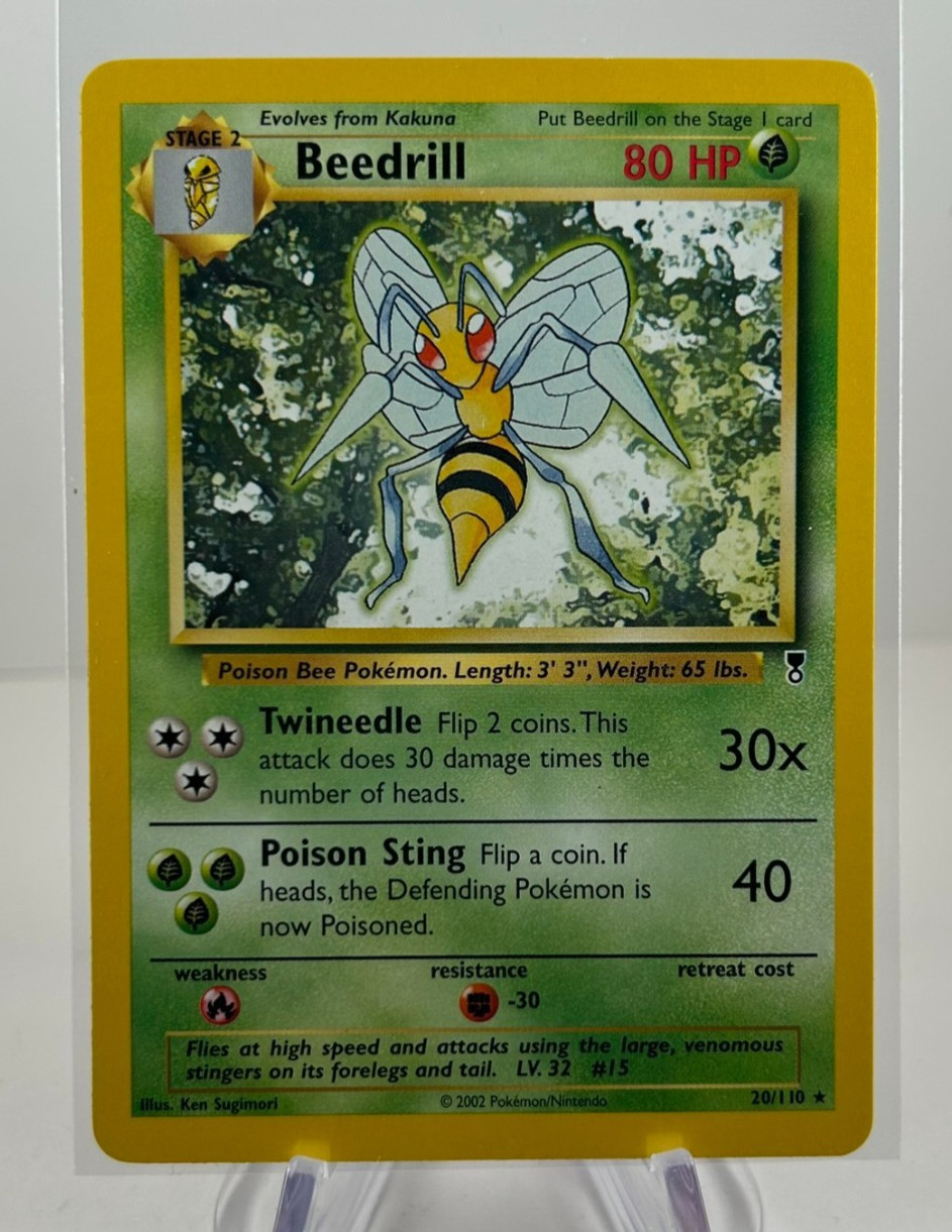 Beedrill - 20/110 - Rare NM, English Pokemon Legendary Collection