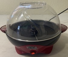 WEST BEND Stir Crazy Deluxe Popcorn Popper Electric Red/black 82310 Tested