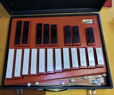 TONE EDUCATOR ~ School Bells Resonator Bell Set w Case, 25 Note Xylophone