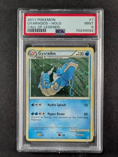 2011 Pokemon Call of Legends GYARADOS Holo Rare 7/95 PSA 9 (only 18 higher)