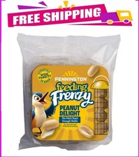 Pennington Feeding Frenzy No-Melt Peanut Delight Suet Balls for Bird Feeders, Wi