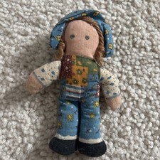 Vintage Holly Hobbie rag doll. These dolls were popular in the 1970s Collectable