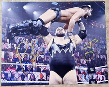 Bronson Reed / Johnny Gargano Dual SIGNED Autograph 8x10 Photo - WWE NXT