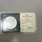 U.S. Mint American Eagle 2001 1 oz Silver Coin Uncirculated 0.9993