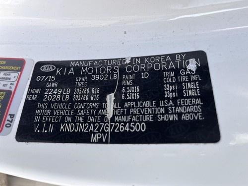 AC Condenser Model Fits 14-16 SOUL 622869 - Picture 12 of 12