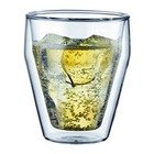 Bodum Torst 2-Piece 8-Ounce Double Wall Glass, Small, Clear