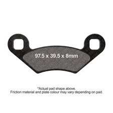 EBC Motorcycle R Brake Pads Rear Right for Polaris Sportsman 800 X2 EFi 2007-09