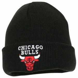 Chicago Bulls Embroidered Knit Beanie Hat Cap New