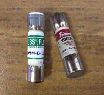 BUSSMANN DMM-B-44/100+DMM-B-11A 44mA 1000VAC/DC BUSS FUSE FOR MULTIMETER NEW
