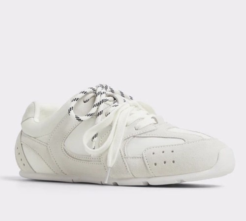 Aldo Adrelia White/Bone Damen Low Top Sneaker Schuhe Double Laces Damen 7,5 - Bild 11 von 12