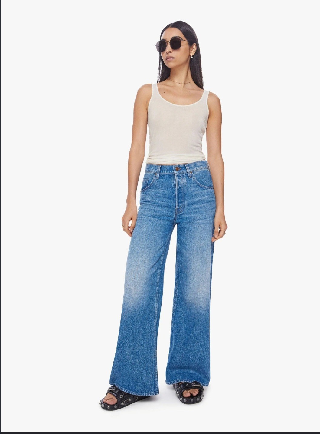 Mother Denim Snacks Mid Rise Double Dip Nerdy - Dine N Dash Size 31 