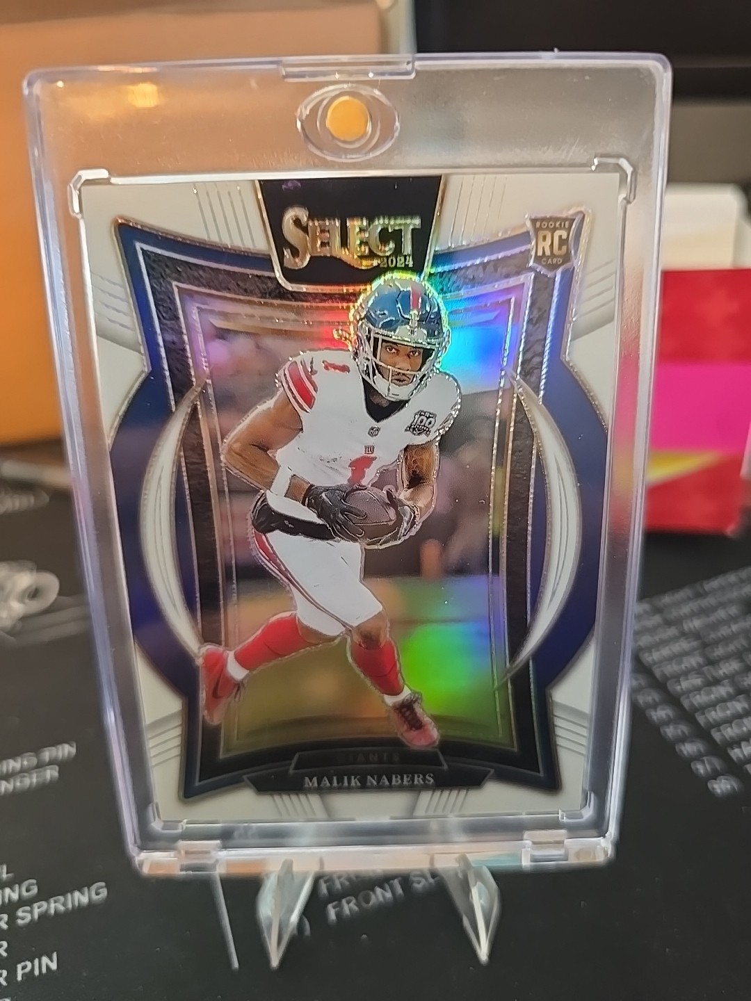 2024 Panini Select Malik Nabers Rookie Card White Concourse /35