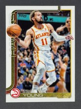 Trae Young 2025 Topps Basketball #61 Atlanta Hawks Base Card NBA Star