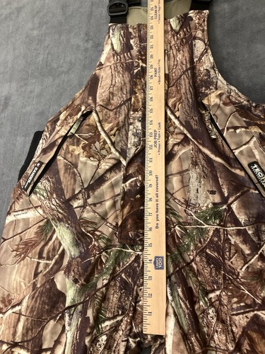 Gander Mountain Guide Series TecH2O Waterproof Bibs Men's XL Camo Realtree ISSUE - Picture 19 of 21