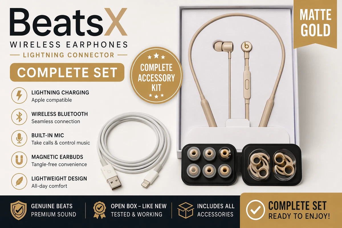 Beats by Dr. Dre BeatsX Gold Headphones for Sale - eBay