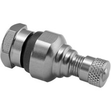 BikeMaster Aluminum Forged Valve Stems - Grey, 11.3mm YC-427TIT