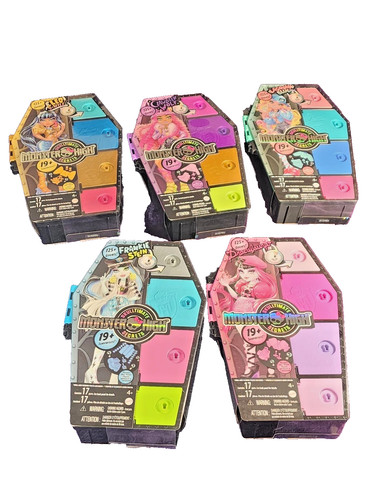 Monster High Skulltimate Secrets Series 1 SS1 wave 1 Complete Set Of 5 READ DESC