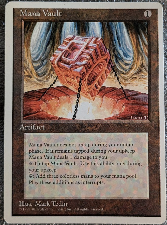 Magic the Gathering MTG - Mana Vault - 4th Edition ~ Near Mint/Unplayed