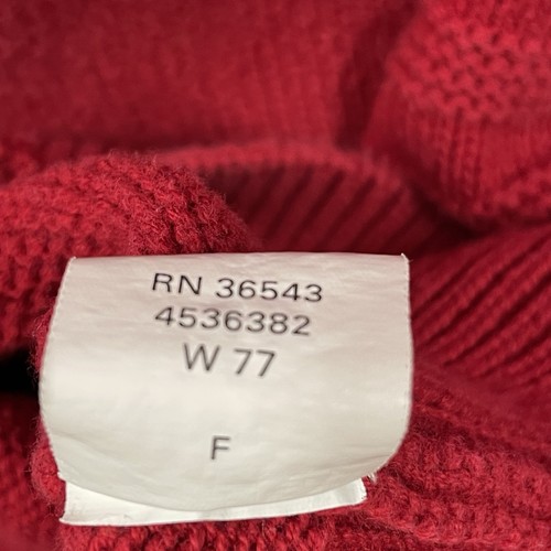 Vintage IZOD Mens XL Sweater Red Crewneck Pullover 100% Cotton Crest Logo Preppy - Picture 7 of 9