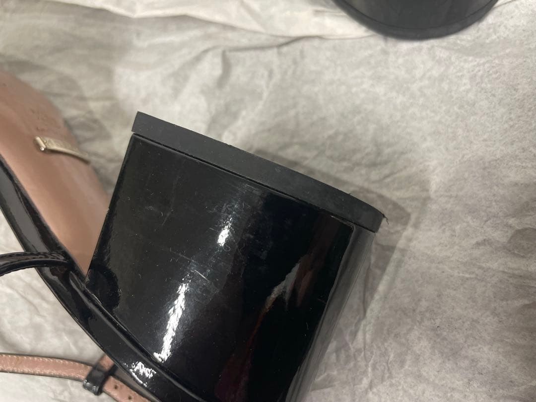 Gucci Horsebit Sandals T-Strap Black Patent Leather Size 36.5 Abt US 6.5 Women thumbnail 20