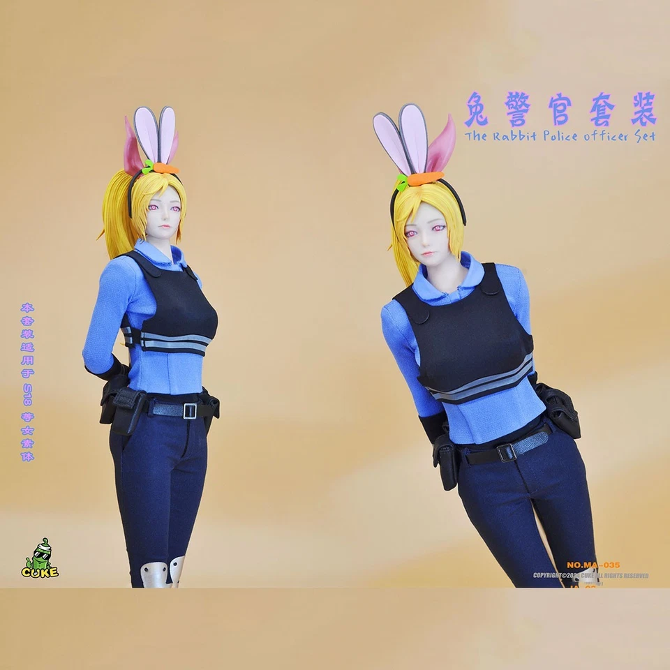 Figura de acción CUKE TOYS MA-035 1/6 The Rabbit Police Official Set Fit 12 pulgadas S18 Foto 2 de 4