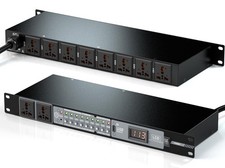 10 Outlet Power Conditioner 3000W 30A Sequencer for Audio Equipment