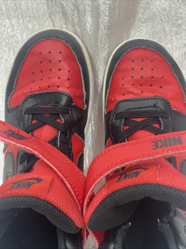 Zapatos para niños Nike Court Borough Mid - talla 2Y - rojo/negro - CD7782-602 - Imagen 12 de 15