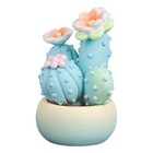 Cactus Modeling Figure Craft Decor Car Cactus Figurine Compact Cactus Decor Cute
