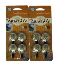 Bahama & Co. Island Splash Air Freshener Pineapple Scented Auto Vent Clip 2 Pack