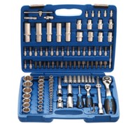 "Bgs Knarrenkasten 1/4\" + 1/2\" 108X NüSse 4-32 Mm Knarren Bits VerläNgerungen Usw"