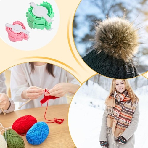 DIY Accessory Fluff Ball Weaving Tool Crocheting Needle Craft Decoration - Picture 4 of 6