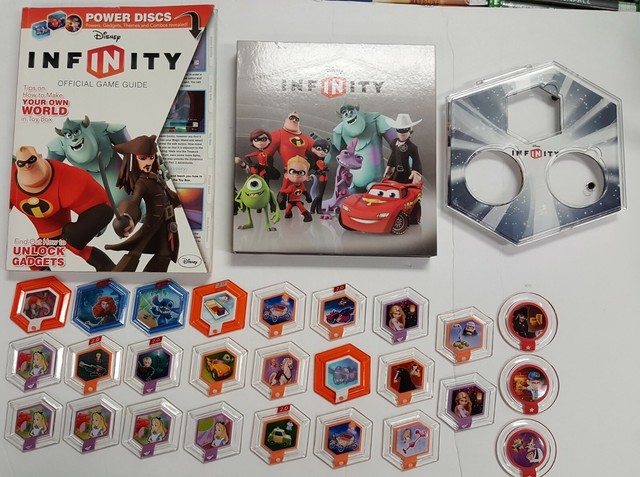 Disney Infinity Power Disc Lot - Huge - Album - Guide - Case | eBay