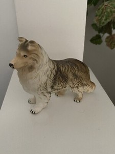 COLLIE VINTAGE DOG FIGURINE