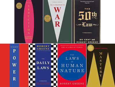 Robert Greene Complete 7 Books Collection Set (Power, Mastery..NEW Paperbck 2022
