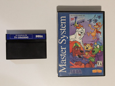 Sega Master System As Adventuras Da TV Colosso BRAZILIAN EXCLUSIVE Boxed 