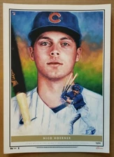 2020 Topps Nico Hoerner Game within the Game 10" x 14" Fine Art Print #78/99!