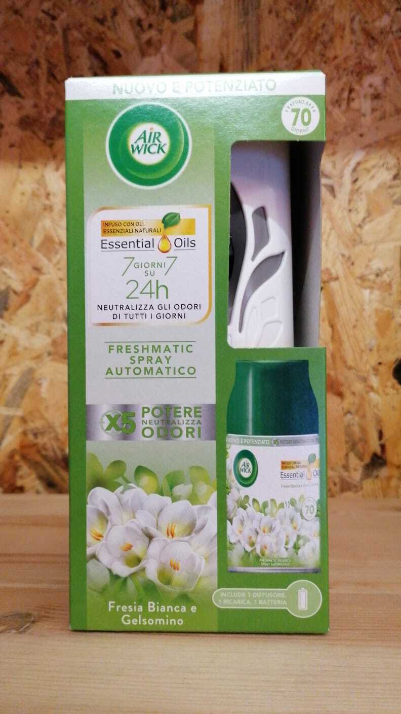 AIR WICK PROFUMATORE FRESHMATIC FRESIA E GELS.BASE PROMO