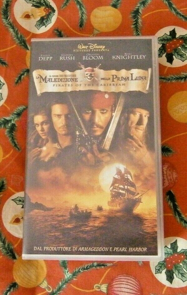 VHS ORIGINALE  NUOVA  LA MALEDIZIONE DELLA PRIMA LUNA PIRATES OF THE CARIBBEAN