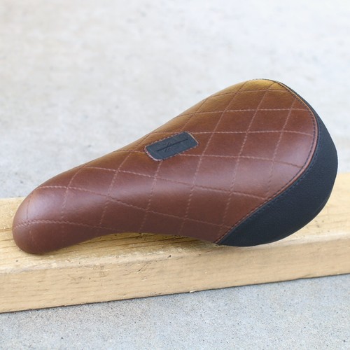 FIT BIKE CO BMX BARSTOOL BICYCLE PIVOTAL SEAT QUILTED BROWN/BLACK eBay