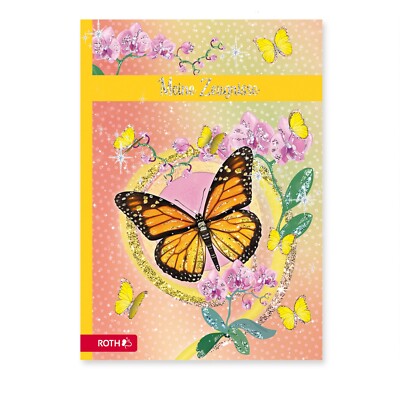 Zeugnismappe auch mit Name Schmetterling Butterfly Zeugnisse