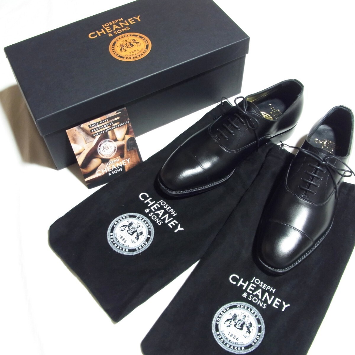 靴 JOSEPH CHEANEY GEOFFREY JOSEPH CHEANEY GEOFFREY Straight Tip Leather Shoes 6.5 E