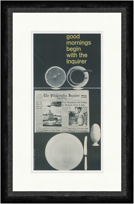 Good mornings begin with the Inquirer M. Engelmann  Faks_Plakatwelt 711