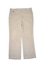 Vintage Lee Pants Mens 38x29 Khaki Wide Leg Baggy Boot Cut Talon 70s Soft