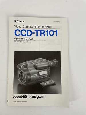 SONY VideoHi8 Handycam CCD-TRV101 ③ Sony CCD-TRV438E Hi8 990X Zoom Camcorder (Battery Problem