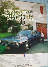 1972 72 AMC American Motors JAVELIN large-mag color car ad